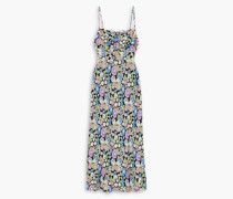 Maeve Maxikleid aus Crêpe mit floralem Print