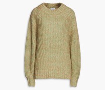 Melierter Pullover aus Rippstrick 2