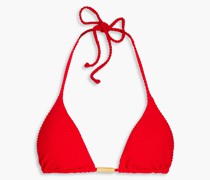 Dune geripptes Triangel-Bikini-Oberteil L