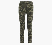 Farrow halbhohe Skinny Jeans mit Print