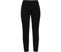 Hose mit schmalem Bein aus geripptem Jersey