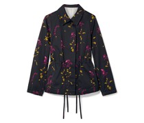 Varella Jacke aus Baumwoll-Twill mit floralem Print