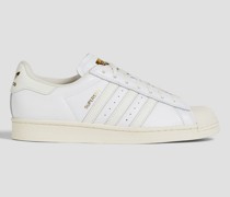 Superstar ADV smooth and cracked-leather sneakers