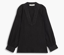 Perci Bluse aus Leinengaze