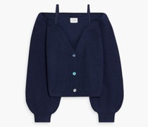 Elizabeth Cardigan au Merinowolle mit Cut-out