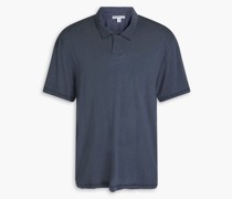 Poloshirt aus Jersey aus einer Baumwoll-Leinenmischung 1