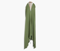 Abalkan asymmetrisches Neckholder-Kleid aus Baumwollgaze