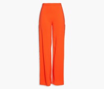 Salma Hose mit weitem Bein aus Crêpe