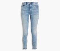 Cate halbhohe Cropped Skinny Jeans inDistressed-Optik 23