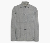 Chore Jacke aus Baumwoll-Twill mit Streifen
