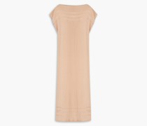 Saay Midikleid aus Baumwollgaze