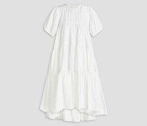 Esme gerafftes Midikleid aus Taft