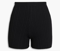 Shorts aus Rippstrick M