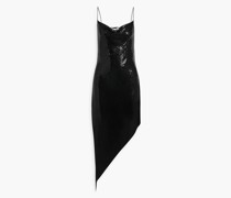 Alice OliviaHarmony asymmetrisches Kleid aus Metall-Mesh