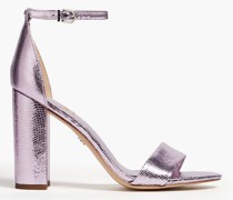 Yaro Sandalen aus Leder mit Eidechsenund Metallic-Effekt