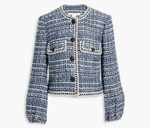 Brim Jacke aus Tweed aus einer Baumwollmischung