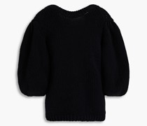 Castille Pullover aus einer Baumwoll-Wollmischung mit Kettenverzierung 0