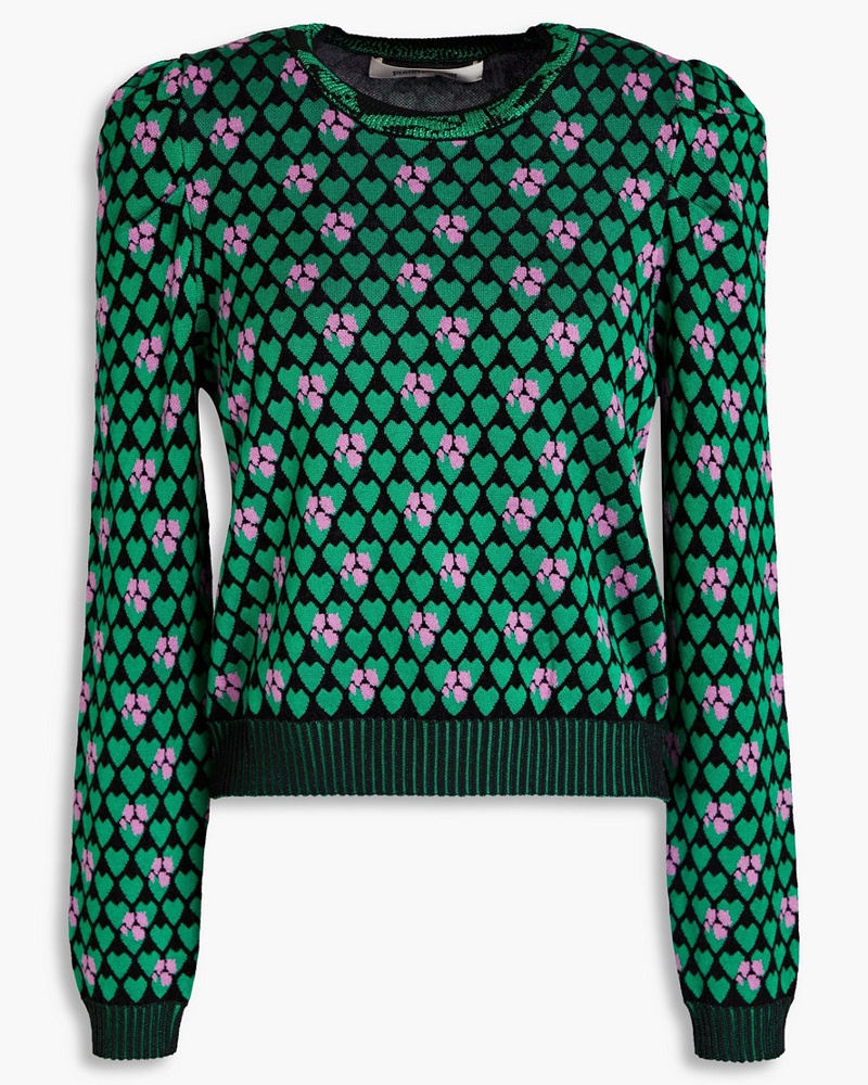 Diane von Furstenberg Damen Roberta Pullover aus Jacquard-Strick