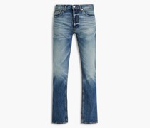 Jeans mit schmalem Bein aus Denim inausgewaschener Optik 27