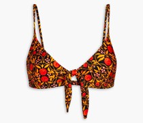 Martine bedrucktes Triangel-Bikini-Oberteil