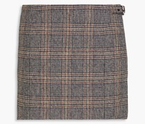 Cora Minirock aus Baumwoll-Tweed mit Glencheck-Muster