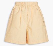 Megan Shorts aus Baumwollpopeline