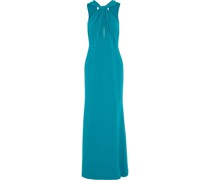 Kajol twist-front crepe gown