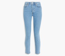 Halbhohe Cropped Skinny Jeans 23