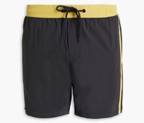 Zweifarbige mittellange Badeshorts