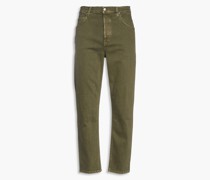 Jeans mit schmalem Bein aus Denim mit Riemendetail
