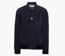 Valentin Jacke aus Veloursleder S