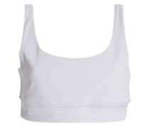 Sport-BH aus geripptem Stretch-Jersey
