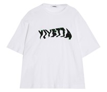 Oversized-T-Shirt aus Baumwoll-Jersey mit Print