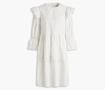 Mandrake gestuftes Kleid aus Bio-Baumwollpopeline