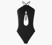 Olympia Neckholder-Badeanzug mit Cut-outs