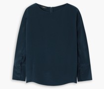 Bluse aus Crêpe de Chine aus Seide