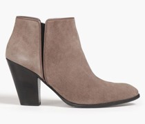 Ankle Boots aus Veloursleder