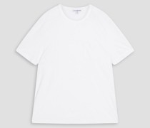 T-Shirt aus Baumwoll-Jersey mit Flammgarneffekt 1