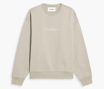 Sweatshirt aus Baumwollfrottee mit Print S