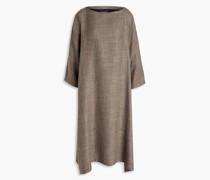 Meliertes Kleid aus Tweed aus einer Alpakamischung 0