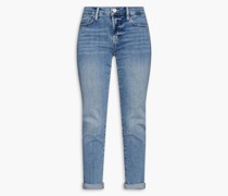 Le Garcon Cropped Boyfriend-Jeans mit schmaler Passform 24