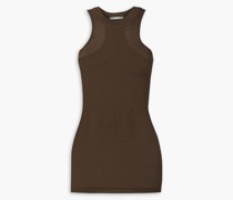 Geripptes Tanktop aus Baumwoll-Jersey L