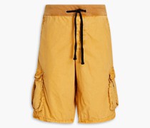 Cargohose mit Tunnelzug aus Baumwollpopeline inKnitteroptik 1
