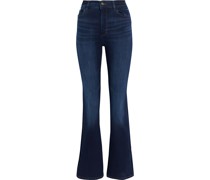 Bridget hoch sitzende Bootcut-Jeans inausgewaschener Optik
