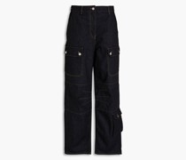 Hoch sitzende Jeans mit geradem Bein 27