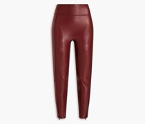 Emile Cropped Leggings aus Kunstleder