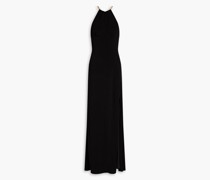 Jacyn Neckhoder-Robe aus Stretch-Jersey mit Rückenausschnitt