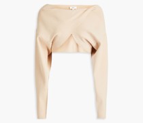 Greer Cropped Oberteil aus Rippstrick S