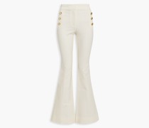 Schlaghose aus Stretch-Twill aus einer Baumwollmischung