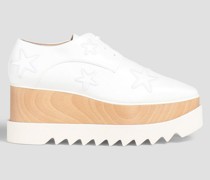 Elyse Plateau-Brogues aus Kunstleder mit Stickereien